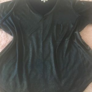 🌻2/$10🌻 Glittery Navy and Gold Tee